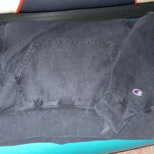 Medium Black Champion Hoodie